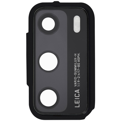 Lentille caméra arrière avec support pour HUAWEI P40 - Noir