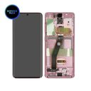 Bloc écran pour SAMSUNG S20 5G G981F - SERVICE PACK - Rose