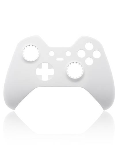 [109082005049] Plaque frontale supérieure compatible manette Xbox One Elite - Blanche