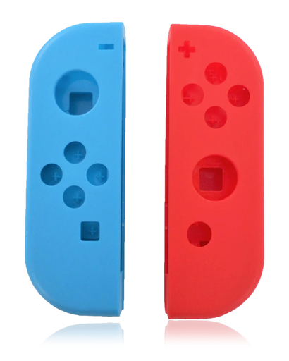 [107082079932] Coque Joy Con pour Nintendo Switch OLED - Bleu et Rouge