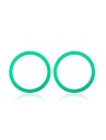 Lot de 10 supports lentille caméra arrière - 2 pièces - pour iPhone 11 - 12 - 12 Mini - Vert
