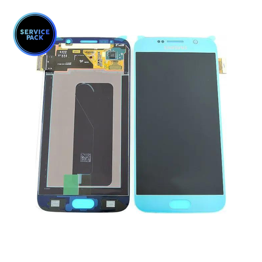 [GH97-17260D] Bloc écran OLED pour SAMSUNG S6 - G920F - SERVICE PACK - Bleu