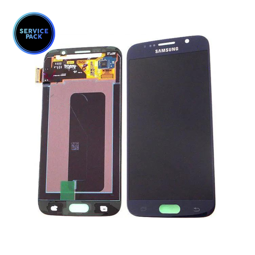 [GH97-17260A] Bloc écran OLED pour SAMSUNG S6 - G920F - SERVICE PACK - Noir