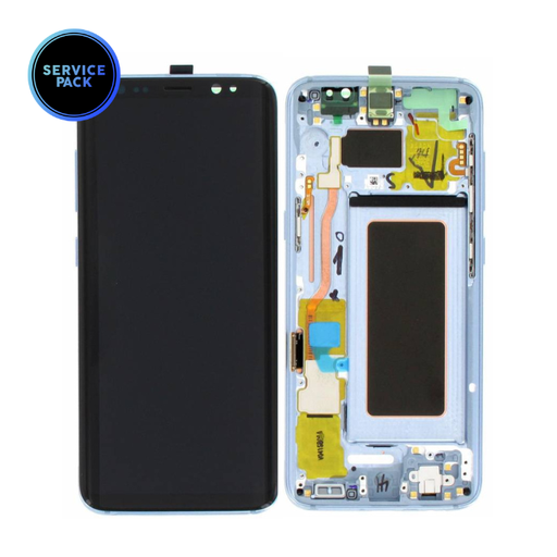 [GH97-20457D] Bloc écran OLED pour SAMSUNG S8 - G950F - SERVICE PACK - Bleu