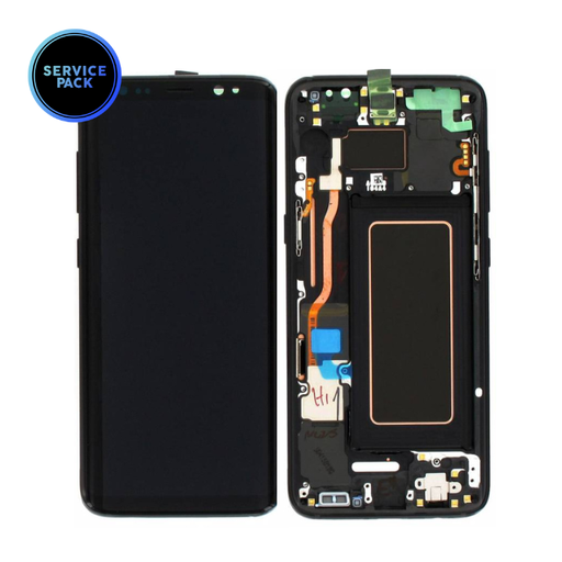 [GH97-20457A] Bloc écran OLED pour SAMSUNG S8 - G950F - SERVICE PACK - Noir