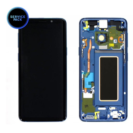 [GH97-21696D] Bloc écran OLED pour SAMSUNG S9 - G960F - SERVICE PACK - Bleu