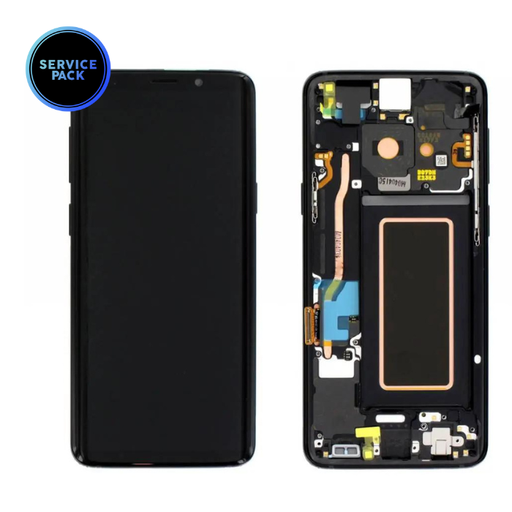 [GH97-21696A] Bloc écran OLED pour SAMSUNG S9 - G960F - Noir - SERVICE PACK
