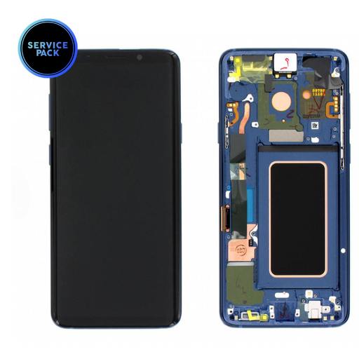 [GH97-21691D] Bloc écran SAMSUNG S9 Plus - G965F - Bleu - SERVICE PACK