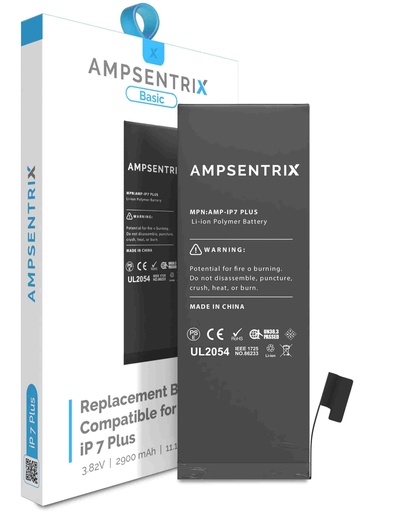 [107082022489] Batterie compatible iPhone 7 Plus - Ti - AmpSentrix Basic