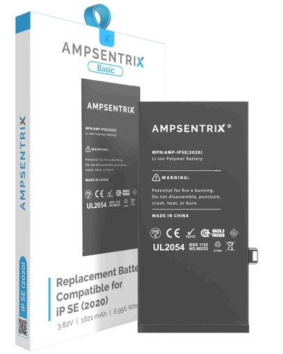 [107082022492] Batterie compatible iPhone SE 2020 - Ti - AmpSentrix Basic