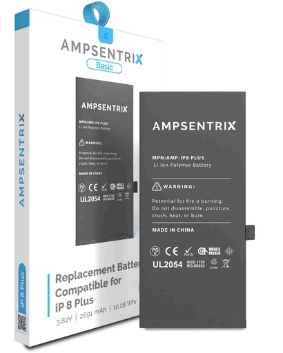 Batterie pour iPhone 8 Plus - Ti - AmpSentrix Basic