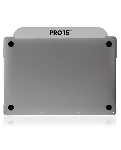 Coque - châssis inférieur - pour MacBook Pro 15" avec Touch Bar - A1707 - Fin 2016 Mi 2017 - A1990 - Fin 2018 Début 2019 - Gris Sidéral