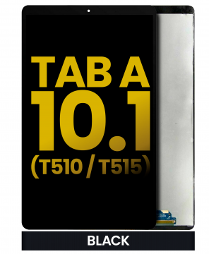 Bloc écran LCD sans châssis pour SAMSUNG Tab A 10.1 -  T510 et T515  - Reconditionné - Noir