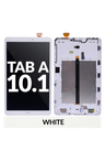 Bloc écran LCD avec châssis pour SAMSUNG TAB A T580 - T585 - 10.1"-2016  - Reconditionné - Blanc