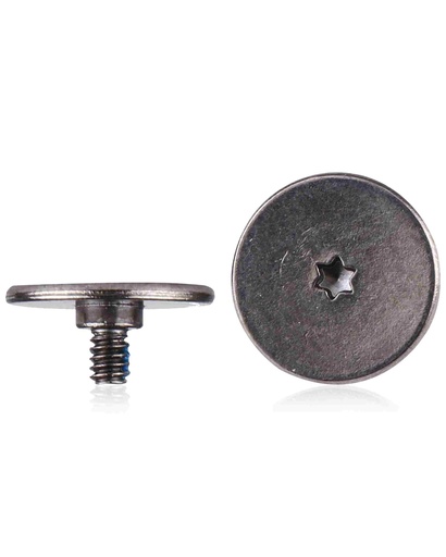 Lot de 100 Vis centrales de bouton Power - Torx T3 - pour MacBook Pro 13" avec Touch Bar - A1706 - A1708 - A1989 - A2159 - A2289 - A2251 - A1707 - A1990 - Fin 2016 à Milieu 2020