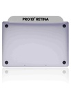 Coque - châssis inférieur - pour MacBook Pro 13" Retina - A2159 Milieu 2019 - Gris Sidéral