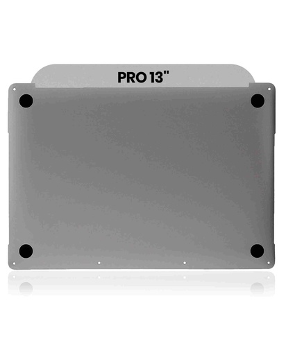 Coque - châssis inférieur - pour MacBook Pro 13" avec Touch Bar - A1706 Fin 2016 Milieu 2017 - A1989 Fin 2018 Début 2019 - Gris Sidéral