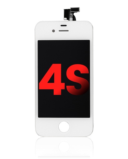 Bloc écran LCD pour iPhone 4S - Aftermarket plus - Blanc