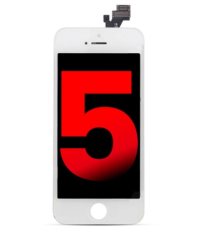Bloc écran LCD pour iPhone 5 - Aftermarket plus - Blanc