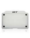 Coque inférieure compatible MacBook Air 11" - A1370 fin 2010 milieu 2011 - A1465 milieu 2012 milieu 2013 début 2014 début 2015