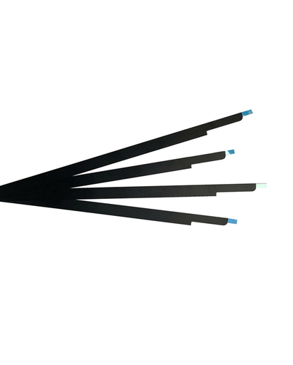 Lot de 10 Bandes inférieure d'écran - Version en verre - pour MacBook 12" - A1534 - Sans Logo