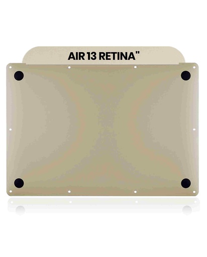 Coque - châssis inférieur - pour MacBook Air 13" Retina - A1932 - Fin 2018 - Début 2019 - Milieu 2019 et A2179 Début 2020 - Or