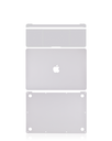 Habillage 4 en 1 - haut, bas, clavier et repose-main pour MacBook Pro 15" sans Touch Bar - A1707 fin 2016 milieu 2017 - Argent