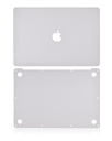 Habillage 2 en 1 - haut et bas pour MacBook Pro 15" sans Touch Bar - A1707 fin 2016 milieu 2017 - Argent
