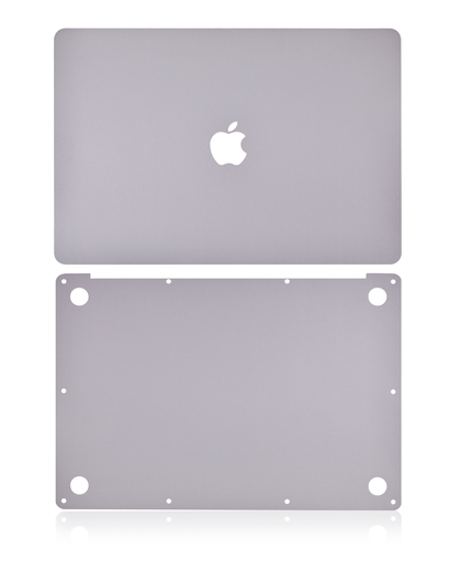Habillage 2 en 1 - haut et bas pour MacBook Pro 15" sans Touch Bar - A1707 fin 2016 milieu 2017 - Space Gray