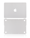 Habillage 2 en 1 - haut et bas compatible MacBook Pro 13" - A2289 milieu 2020 - Argent