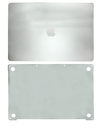 Habillage 2 en 1 - haut et bas pour MacBook Pro 15" Touch Bar - A1990 fin 2018 début 2019 - Argent