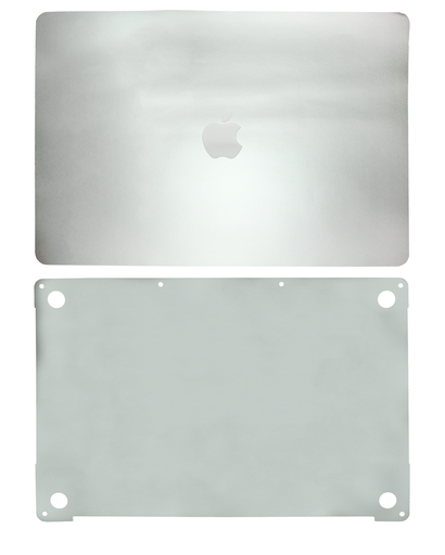 Habillage 2 en 1 - haut et bas pour MacBook Pro 15" Touch Bar - A1990 fin 2018 début 2019 - Argent