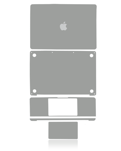 Habillage 4 en 1 - haut, bas, clavier et repose-main pour MacBook Pro 13" - A2289 milieu 2020 - Space Gray