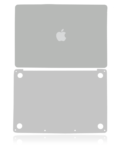 Habillage 4 en 1 - haut, bas, clavier et repose-main pour MacBook Pro 13" - A2289 milieu 2020 - Argent