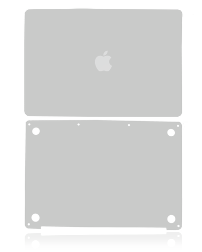 Habillage 2 en 1 - haut et bas pour MacBook Pro 13" - A2289 milieu 2020 - Argent