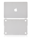 Habillage 2 en 1 - haut et bas pour Macbook Pro 13" Retina - A1502 2015 - Argent