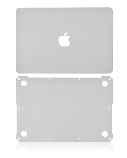 Habillage 2 en 1 - haut et bas pour Macbook Pro 13" Retina - A1502 2015 - Argent