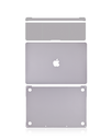 Habillage 4 en 1 - haut, bas, clavier et repose-main compatible MacBook Pro 13" sans Touch Bar - A1706 fin 2016 milieu 2017 - Space Gray