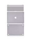 Habillage 4 en 1 - haut, bas, clavier et repose-main pour MacBook Pro 13" sans Touch Bar - A1706 fin 2016 milieu 2017 - Space Gray