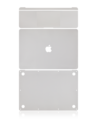 [107070121350] Habillage 4 en 1 - haut, bas, clavier et repose-main compatible MacBook Air 13" Retina - A2179 début 2020 - Argent