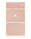 Habillage 4 en 1 - haut, bas, clavier et repose-main compatible MacBook Air 13" Retina - A2179 début 2020 - Rose Gold