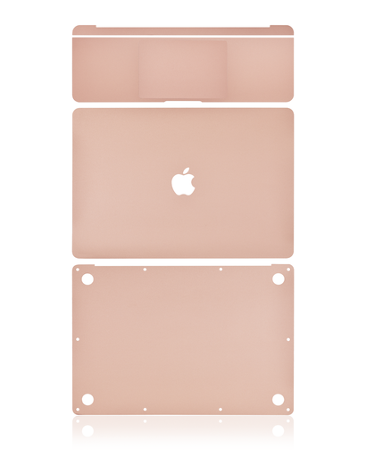 [107070121349] Habillage 4 en 1 - haut, bas, clavier et repose-main compatible MacBook Air 13" Retina - A2179 début 2020 - Rose Gold