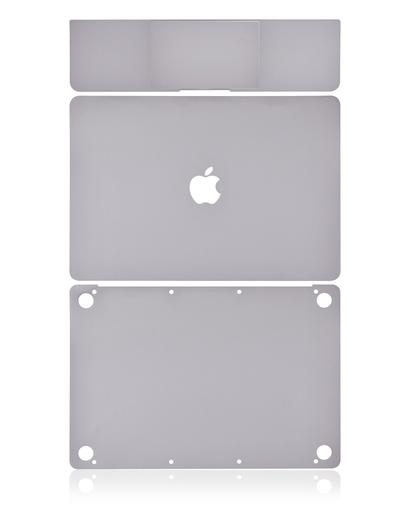 Habillage 4 en 1 - haut, bas, clavier et repose-main pour MacBook Retina 12" - A1534 début 2015 - Space Gray