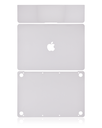 Habillage 4 en 1 - haut, bas, clavier et repose-main pour MacBook Retina 12" - A1534 début 2015 - Argent