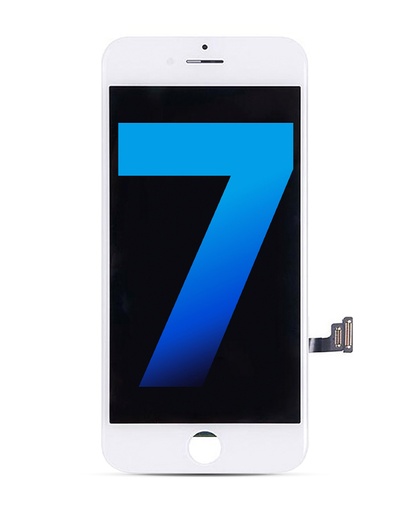 [107082003309] Bloc écran LCD compatible iPhone 7 - Aftermarket - Blanc