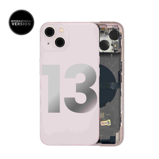 Châssis avec nappes pour iPhone 13 - Grade A - Version internationale - Rose - original occasion