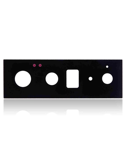 Lentille caméra arrière - Verre seul avec adhésif - pour Google Pixel 6 Pro - Aftermarket Plus - Noir