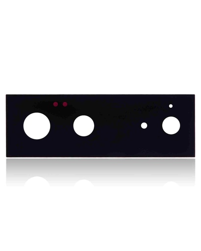 Lentille caméra arrière - Verre seul avec adhésif - pour Google Pixel 6 - Aftermarket Plus - Noir
