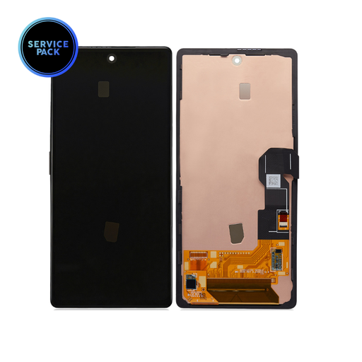 [107082105703] Bloc écran OLED avec châssis pour Google Pixel 6a - SERVICE PACK - Toutes couleurs