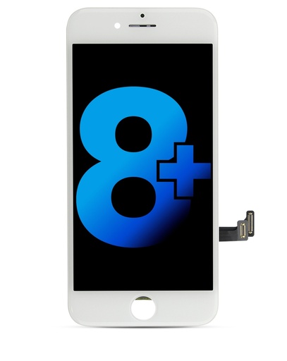 Bloc écran LCD pour iPhone 8 Plus - AQ7 - Blanc